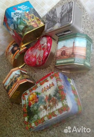 Металлические жестяные банки-упаковка