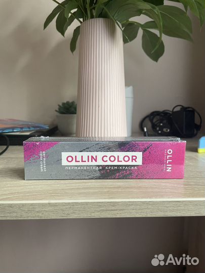 Краска для волос ollin черная 2.0 60 мл