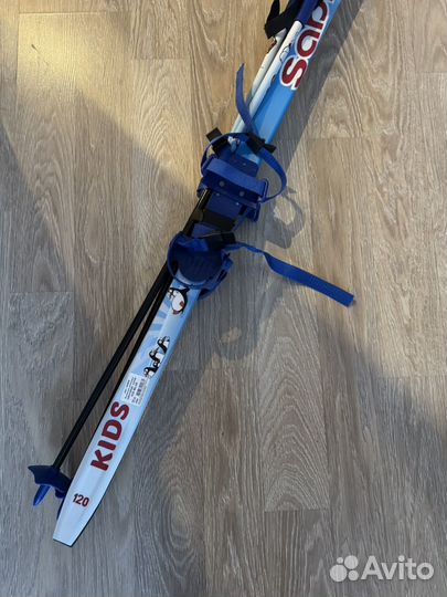 Лыжи пластиковые детские на 120 рост