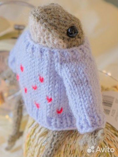 Лягушка в свитере (ручная работа)