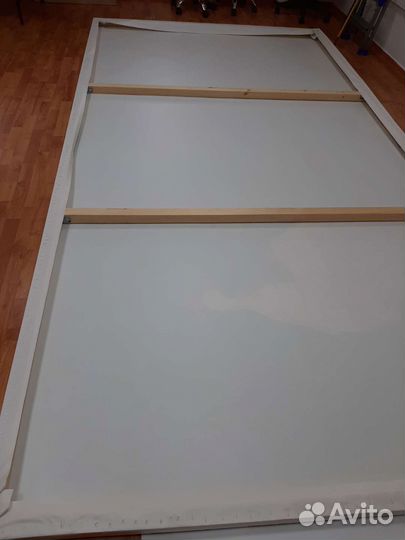 Картина акрилом на баннерной ткани