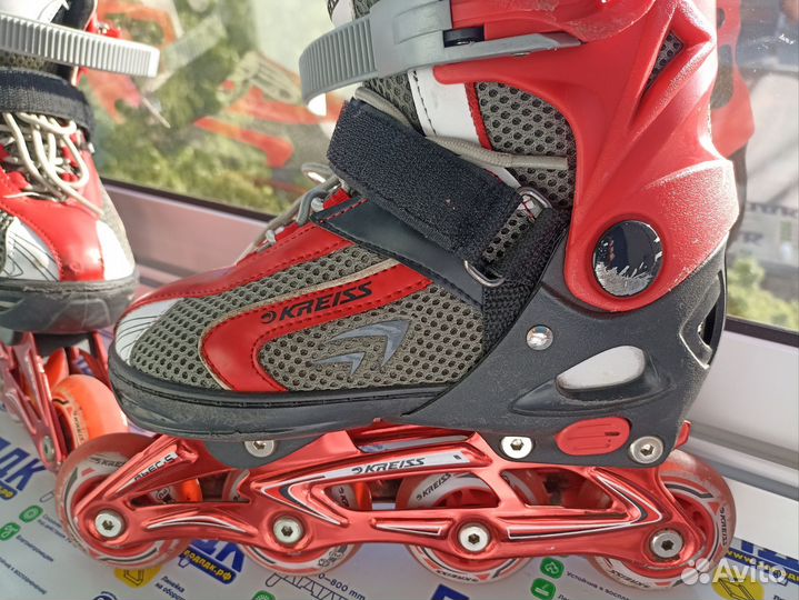 Роликовые коньки детские раздвижные