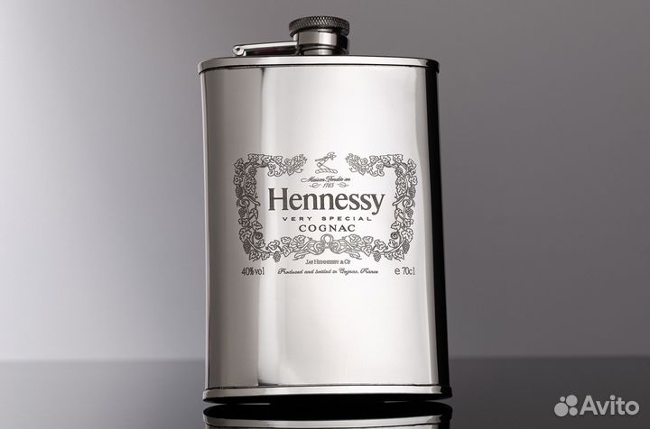 Фляжка для алкоголя SQuire 240мл c гравир., новая