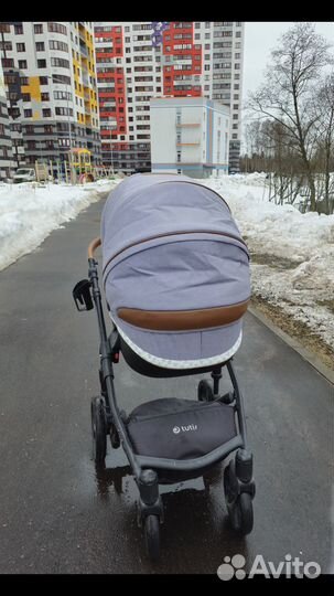 Коляска люлька для новорожденных бу