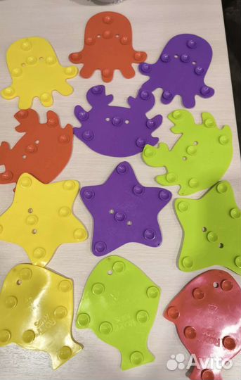 Мини коврики для ванной на присосках Roxy-kids