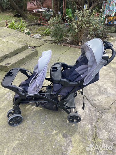 Коляска для двойни, для погодок б/у