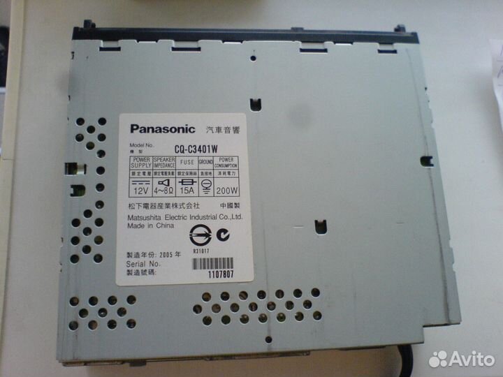 Магнитола MP3(CD) Panasonic CQ-C3401W