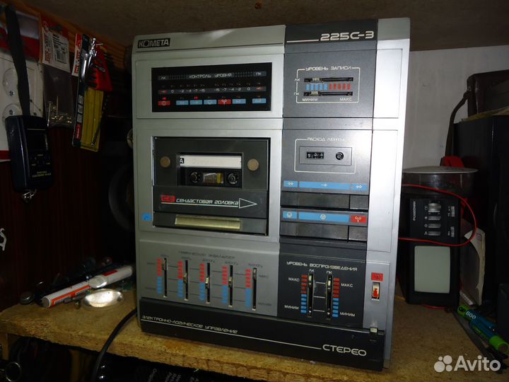 Кассетный магнитофон комета 225С-3