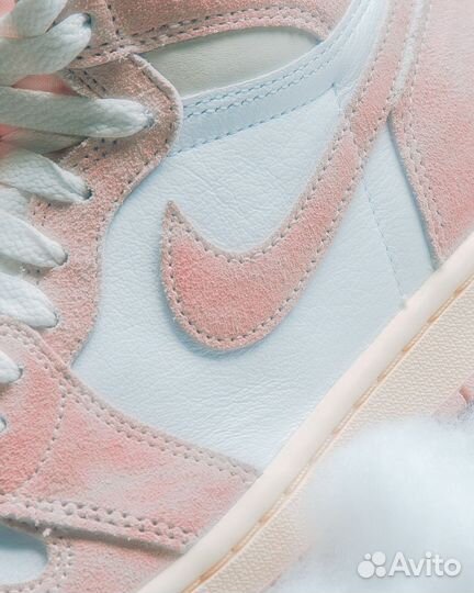 Кроссовки Air Jordan 1 Retro High OG Washed Pink