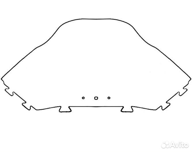 50-44-433Pc полиуретан Ветровое Стекло 60 см Толщина 2 мм Для Ski Doo Skandic M5148234, M5245105, M5