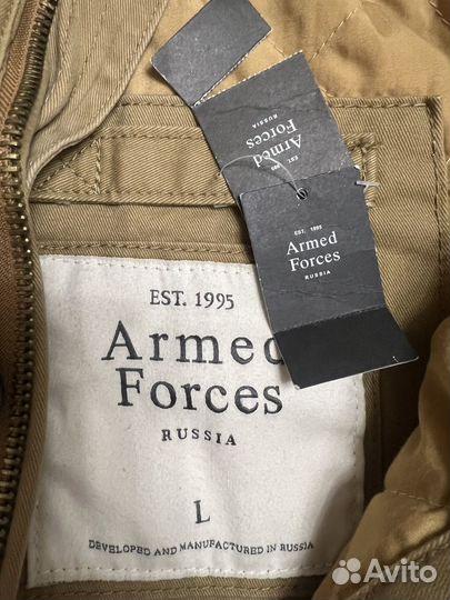 Куртка новая Armed Forces утепленная муж L парка