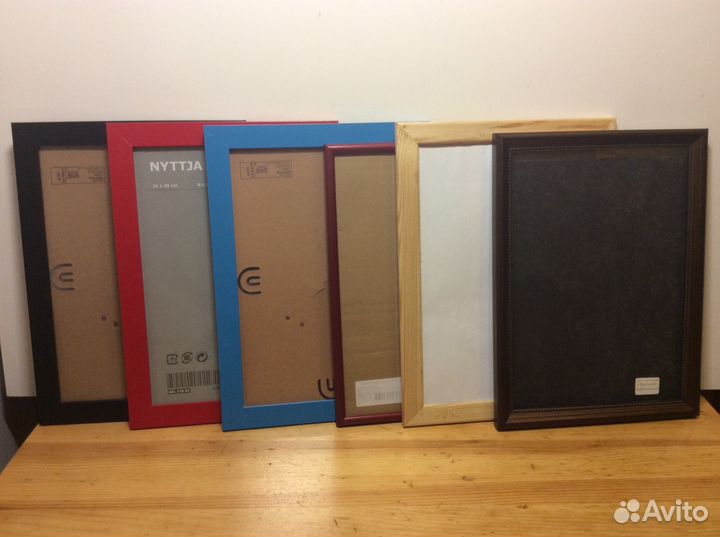 Рамки 6 шт под фотографии, картины, дипломы и т.д