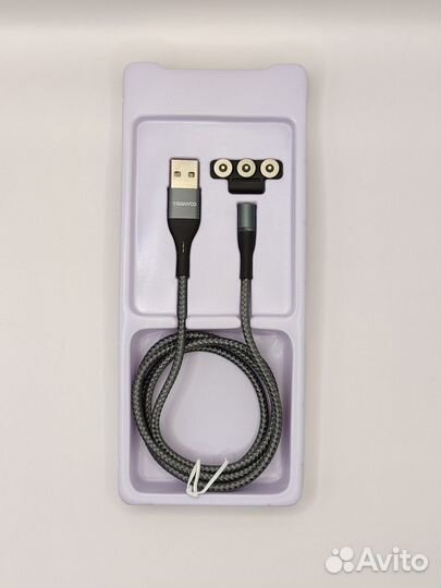 Кабель зарядки с магнитным входом и подсветкой