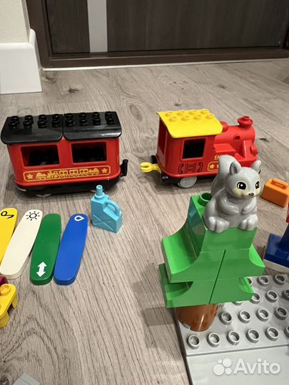 Lego duplo железная дорога поезд