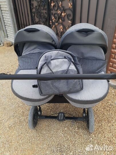 Коляска для двойни Indigo Duo 18