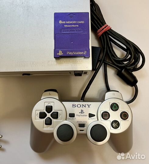 Sony PS2 500Gb Only Digital Silver 127 игр