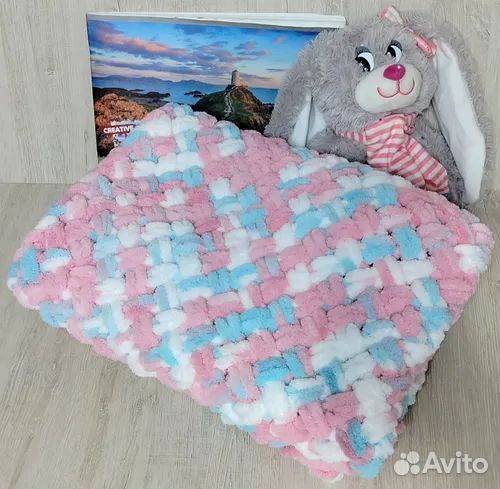 Детский плед ручной работы