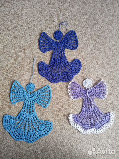 Ангелочки вязаные