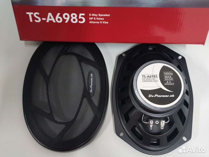 Динамики Pioneer TS-A6985, 16x24см, 1800W