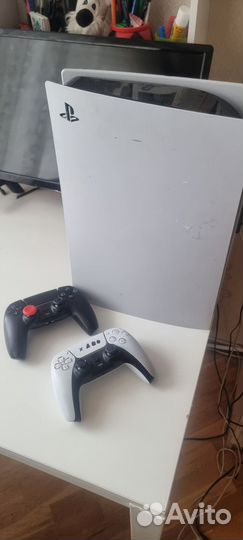 Sony playstation 5 ps5 с дисководом 2 джойстика