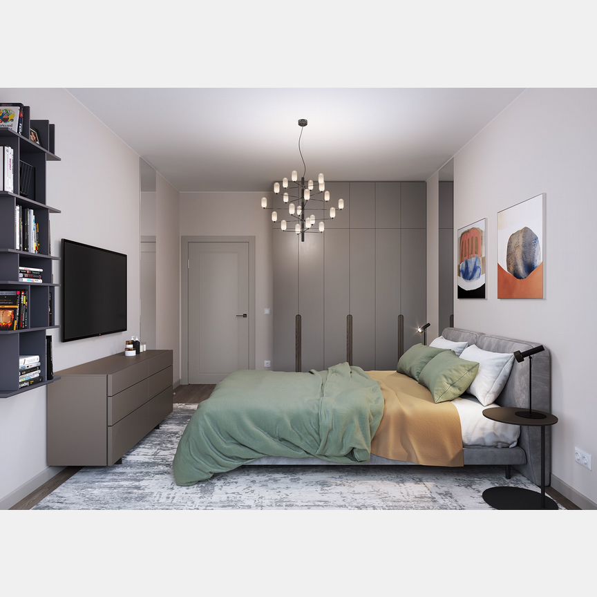 2-к. квартира, 62,6 м², 2/17 эт.