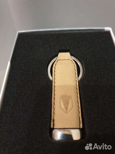 Брелок Ауди оригинальный, кожа. Audi original