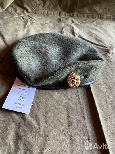 Берет оливковый новый размер 58