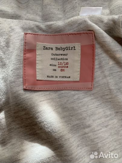 Ветровка для девочки Zara 86