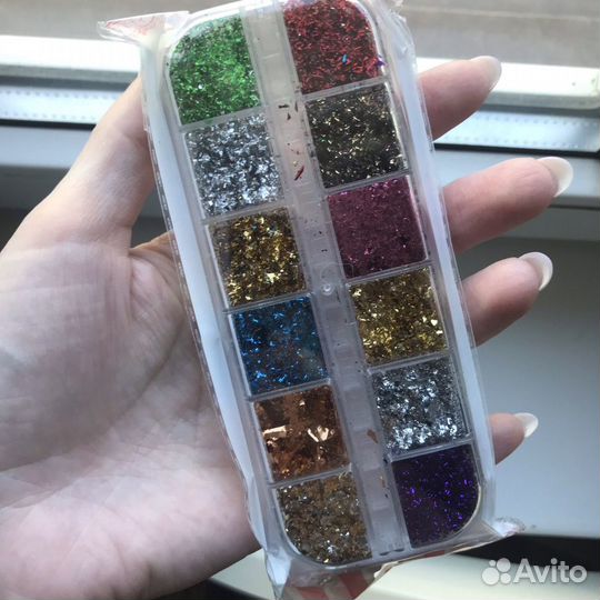 Блестки для дизайна ногтей/блестки для маникюра