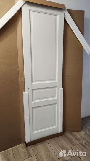 Двери межкомнатные белые Волховец в ассортименте