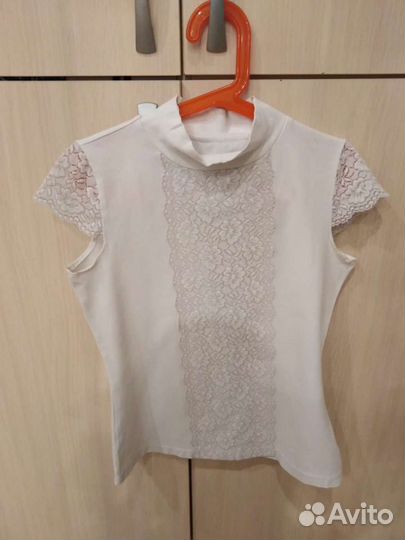 Блузка белая для девочек