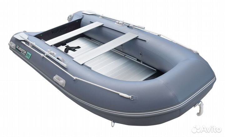 Лодка пвх Gladiator B370AL темно-серый