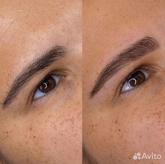 Коррекция бровей и ламинирование ресниц