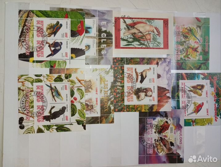 Почтовые блоки СССР марками