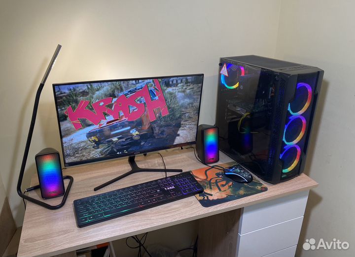 Игровой пк с монитором Топчик: Mistral X4