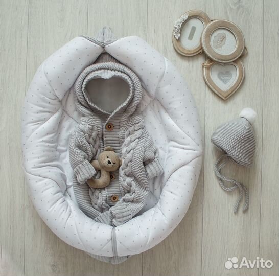 Комплект на выписку Вязаная нежность