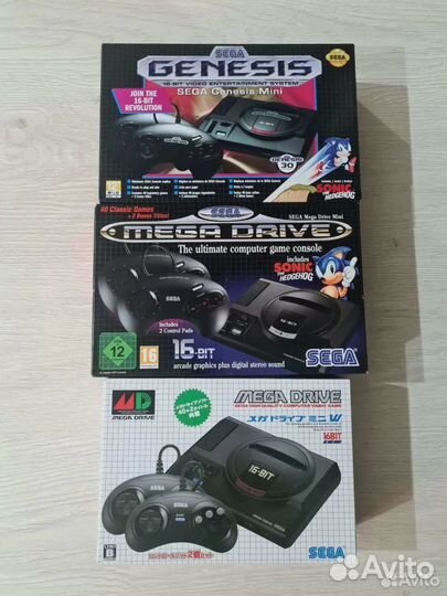 Коллекционные Sega megadrive mini