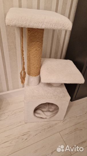 Домик для кошки с когтеточкой