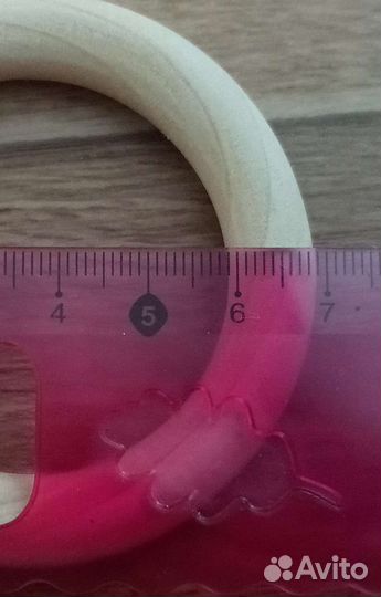 Деревянный донышки кольца