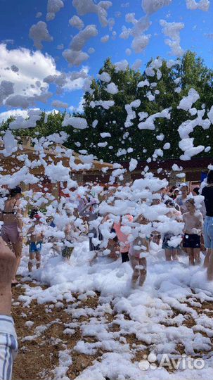 Пенная дискотека, пенное шоу, пена