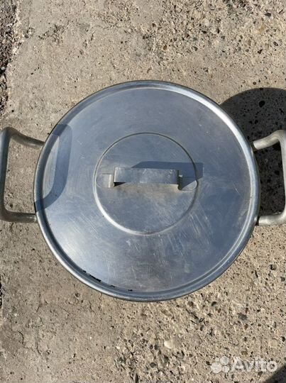 Кастрюля алюминиевая 20л и фляга СССР