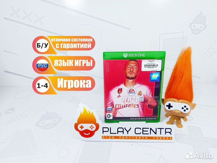 Диск для xbox ONE FIFA 20 б/у с гарантией