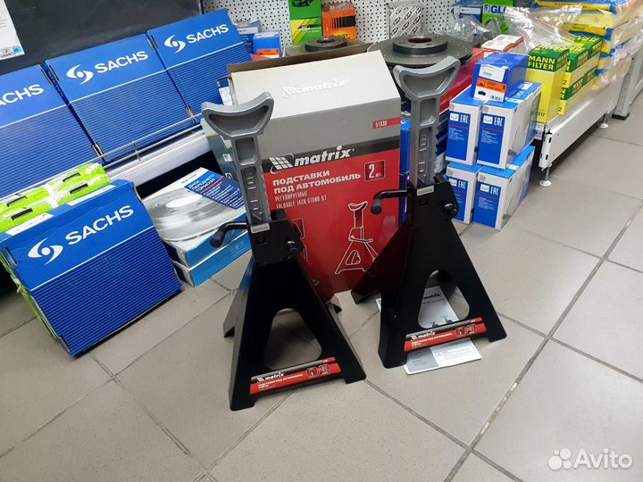 Стойки (подставки) страховочные 6 т Matrix (2 шт.)