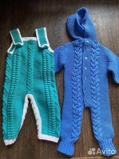 Пакет теплых вещей на мальчика до года