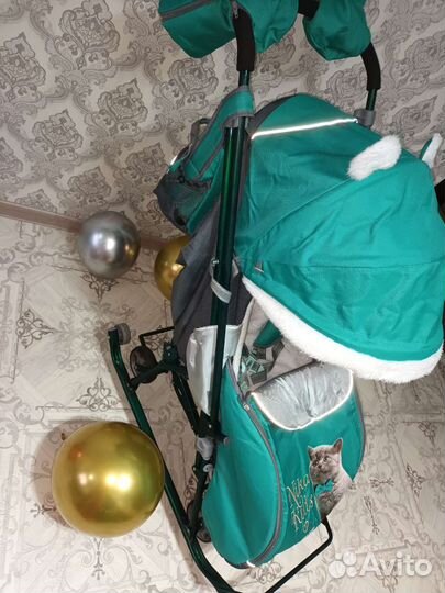 Санки коляска ника