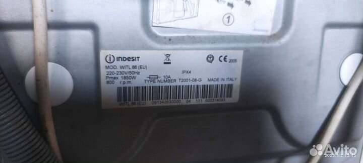 Стиральная машина indesit witl 86