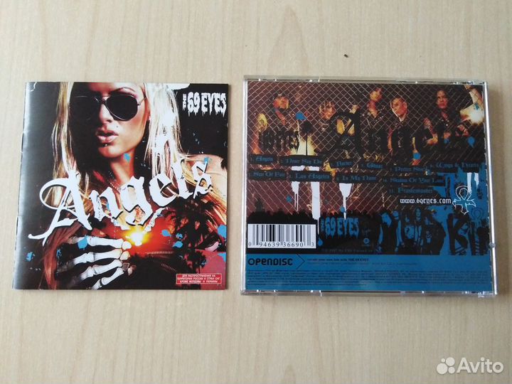 CD The 69 Eyes - Angels (2007г) Лицензия
