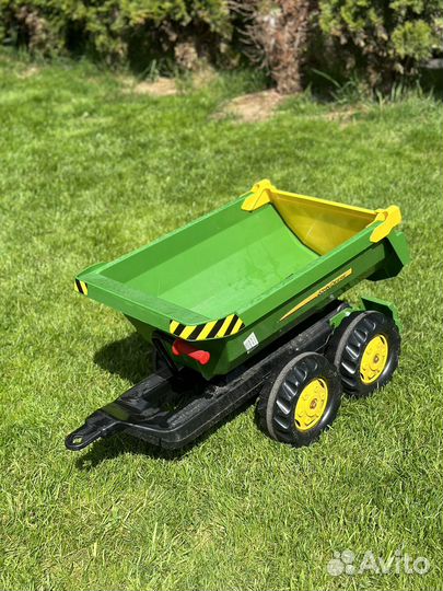 Rolly toys прицеп к педальному трактору