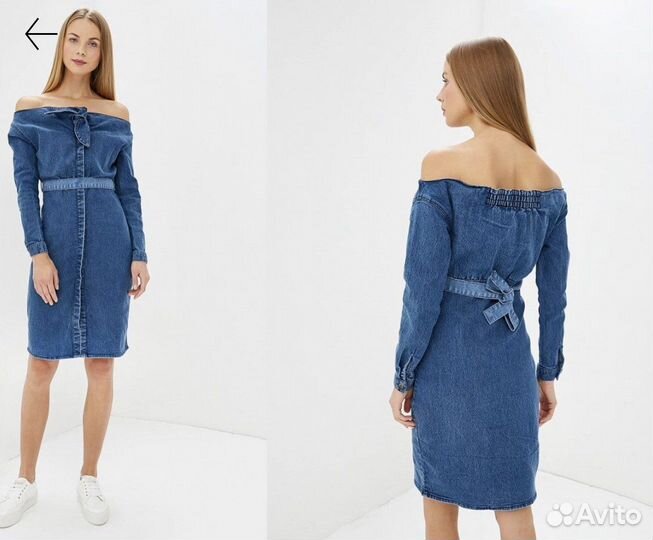 Джинсовое платье
