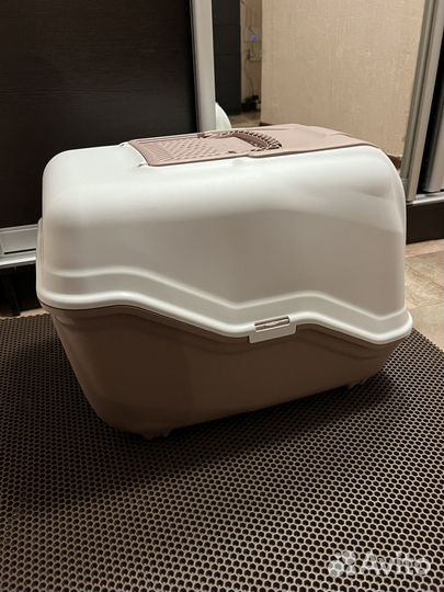 Туалет домик для кошек большой